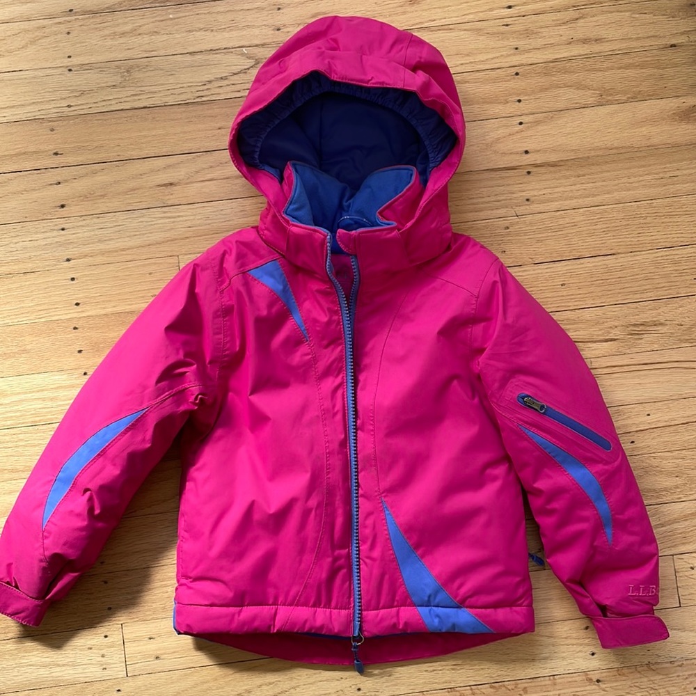 Girl's L.L. Bean sz 4 Pink Ski Coat